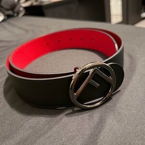 Fendi | Accessories | Fendi White And Grey Mens Belt | Poshmark display picture 2